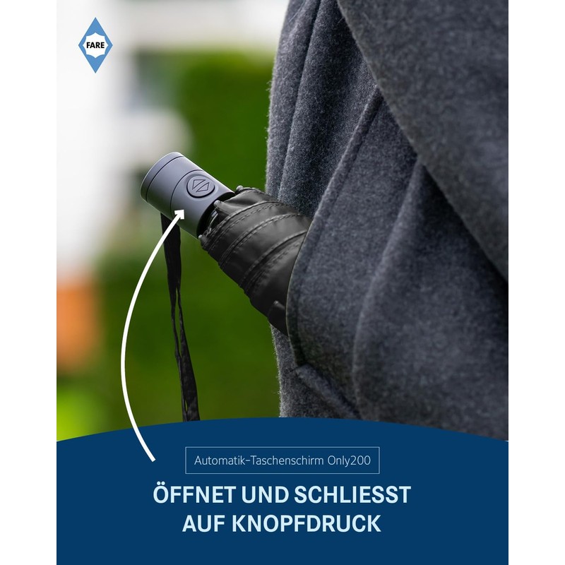 FARE FiligRain Only200 Automatic Pocket Umbrella - Super Light at