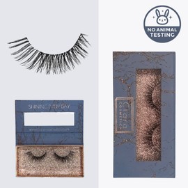 CLARA COSMETICS Premium 3D Eyelashes Glam Natural Look Transparent Band Handmade Vegan & Cruelty Free Easy to Apply and Reusable Effective Fake Lashes