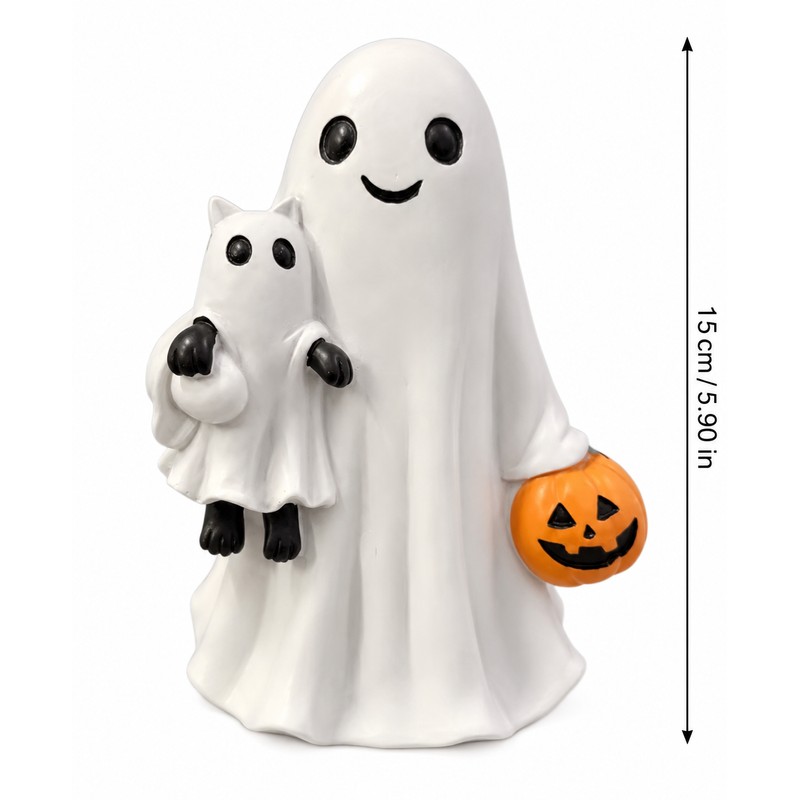 Halloween Ghost Pet Ornament for Home & Car – Resin