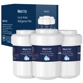 Keycozy K003 Refrigerator Water Filter Replacement for GE MWF, martWater MWFP, MWFA, GWF, HDX FMG-1, WFC1201,WFC1201, RWF1060, 197D6321P006, PC75009,Kenmore 9991,GSE25GSHECSS, PSHS6PGZBESS (3)