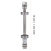 Vingvo Front Rear Wheel Hub Axle, Metal Bicycle Wheel Hub