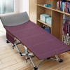 LILYPELLE Folding Camping Cot, Heavy Duty Sleeping Cots with Carry