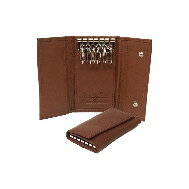 Ashford Ridge Real Leather Key Case Holder Card Wallet in