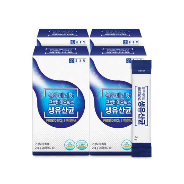 1 packet per day Chong Kun Dang Blueberry Flavored Probiotics
