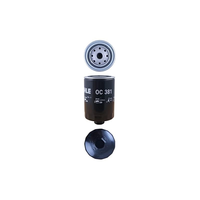 MAHLE OC 381 Oil Filter Screw-On Filter 93.4 mm Suitable