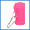 VekAuto Portable Smokeless Ashtray with Keychain Lid for Car Pink