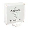 Mud Pie Acrylic Letter Box; 10" X 10"