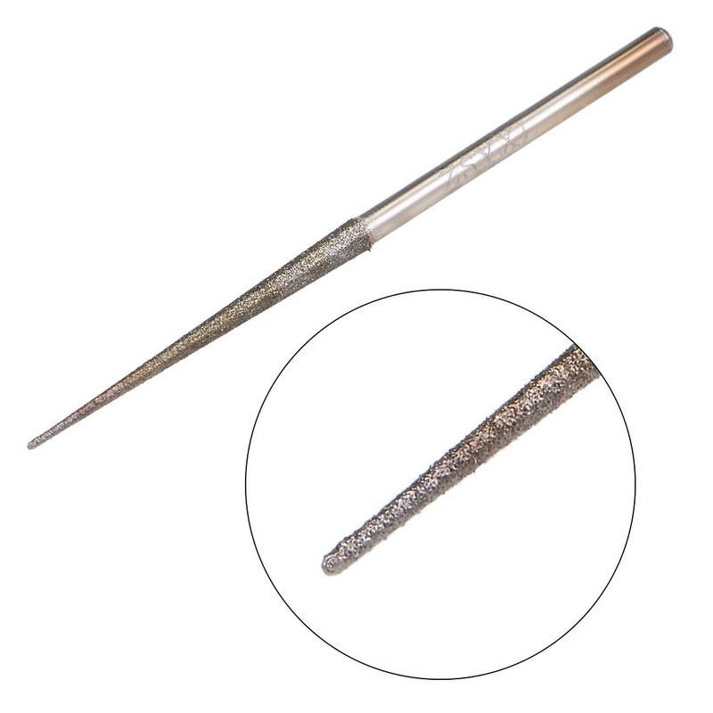 sourcing map Mini Diamond Burrs Bits Grinding Drill Carving Rotary