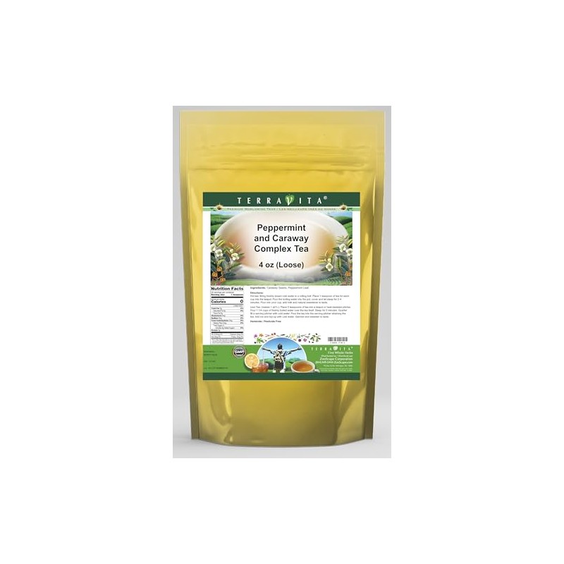 Peppermint and Caraway Complex Tea (Loose) (4 oz, ZIN: 517183)
