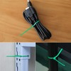 ZZRanYe 6 inch Green Zip Ties, Nylon Garden Cable Zip