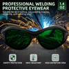 LADYPONYCSC Shade 6 Fixed Shade Welding Glasses - Wrap Around