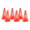 vidaXL Football Cones - 6 pcs Stackable Orange - Soccer