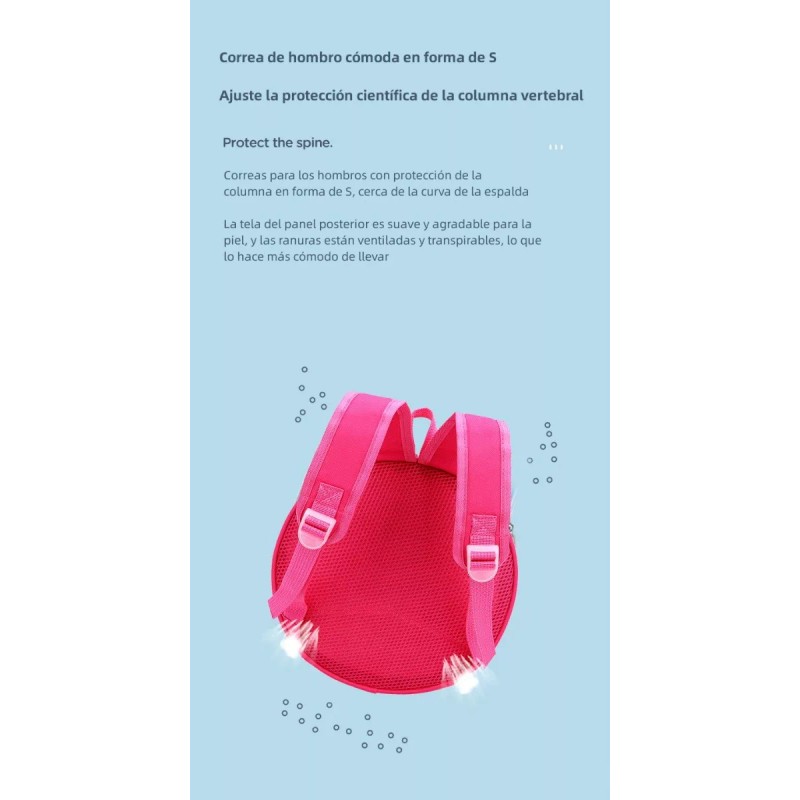 Shuang.W Mochila Niños Donut Dibujos Animados Jardín Infantes