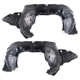 TRQ TRQ Front Inner Fender Liner Set Compatible with 2017-2019 Nissan Sentra NI1248162 NI1249162