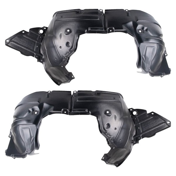 TRQ TRQ Front Inner Fender Liner Set Compatible with 2017-2019