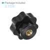 CoCud Star Knob, 31mm Diameter M6, Plastic Head Female Clamping