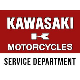 Kawasaki Motorcycles - Service Department NEW METAL SIGN: 12 x 16" Free Shipping