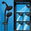 Egretshower Handheld Showerhead & Rain Shower Combo for Easy Reach,