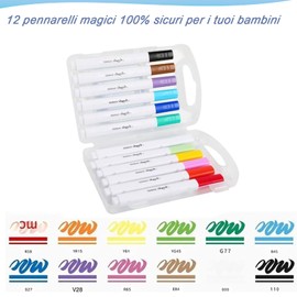 Magic Puffy Paint Kit-Magic Foam Texture Painting Kit, 3D Painting Kit with Foam Papers, Markers, Watercolor Pen, Beaded Chains & Mini Easel for Popcorn Texture Art - DIY Craft