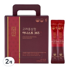 biostate Cheonyangsam 6-year-old Korean red ginseng extract Honest 365 red ginseng sticks 100 packets 1000g 2 pieces 1000g / 천양삼 6년근 고려홍삼정 어니스트 365 홍삼스틱 100포 1000g 2개 1000g
