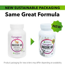 InClover Optagest Natural Digestive Aid, Organic Prebiotics & Enzymes Supplement Powder for Dogs and Cats - Promotes Healthy Stools, Less Gas, Optimal Nutrient Absorption, Intestinal Balance, 7 sticks