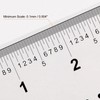 HARFINGTON Film Flexible Ruler, 4 Inch, 0.1mm Scale, PET Plastic