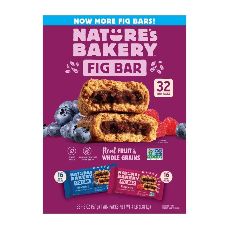 Nature's Bakery Blueberry and Raspberry Variety Fig Bars (2 oz,