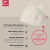 Zutano - Gorro de forro polar unisex para bebé, Crema,