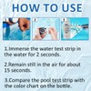50 Stück Pool Teststreifen, Pool Tester PH und Chlor, 3