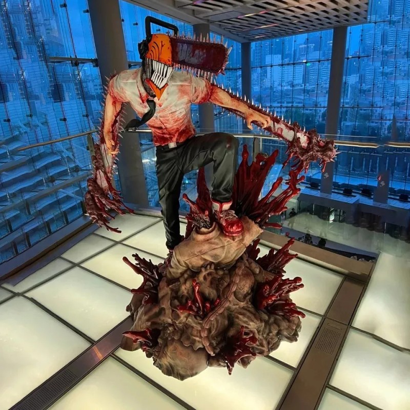 Jextech Figura Anime Hombre Motosierra Chainsaw Man 29 Cm
