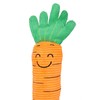 AB Tools Dog Party Animal Christmas Carrot Plush Squeaky Toy