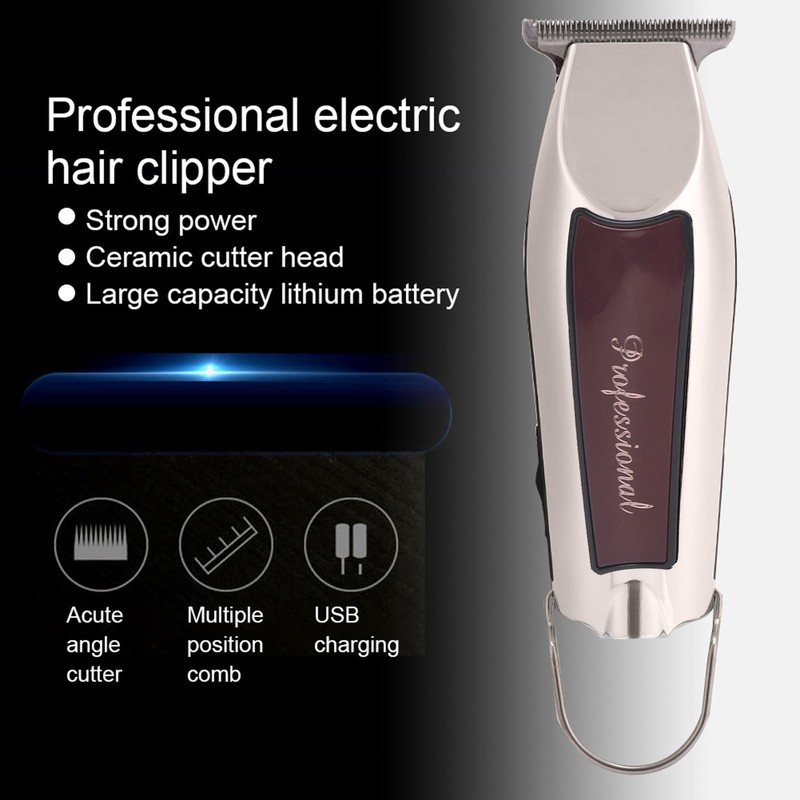 Hair Clipper USB Rechargeable Electric Hair Trimmer Hair Modeling Carving