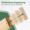 Short Wardrobe Drawer Separation System Made of Bamboo (Set of