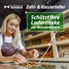 WIRKSAM WERBEN Payment Plate Cash Tray for Bakers, Bakeries &