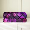 Erosebridal Purple Scales Blanket,Ocean Nautical Mermaid Scales Throw Blanket,Fish Scales