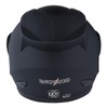 1Storm Motorcycle Bike Full FACE Helmet Mechanic MATT Black; Size