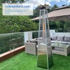 elysia Patio Heater Burning Net And Base 4-Sided Pyramid Heater