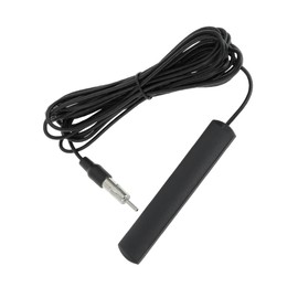 Partuto 1 Pc Universal Hidden Windshield Signal Antenna Car Truck Car Radio Aerial Glass Mount Black 196.9"
