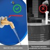 Enoch's Land 55 Gallon Drum Spigot,2" Brass Barrel Faucet with