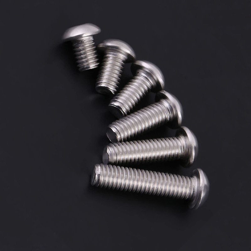 Button Head Screw Set, 60PCS Stainless Steel M6 Button Head