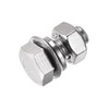 sourcing map M8 x 16mm Hex Head Screws Bolts, Nuts,