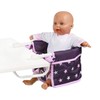 Bayer Chic 2000 735-71 Doll's Table Seat Stars Purple