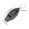 Hiking with Compass | Multifunctional Loud Safety with Compass and