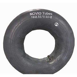 Hose 18x8.50-8/9.50-8 Replacement Hose, Compatible with Numerous Tyres for Ride-on Mower Lawnmower, Straight Valve