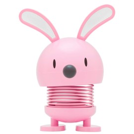 Hoptimist Easter Bunny, Easter Decoration, Cute Table Decoration for Easter, Small Easter Gifts Adults, Spring Decoration Indoor, 7.5 x 5.8 x 9 cm, Light Red