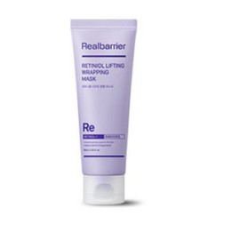 Real Barrier Retinol Lifting Wrapping Mask 80ml Korean K-Beauty Skincare School Military Dormitory Airport Departure / 리얼베리어 레티니올 리프팅 랩핑 마스크 80ml 한국K뷰티 스킨케어 학교 군대 기숙사 공항 출국