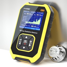 Geiger Counter, FNIRSI GC01 Radiation Detector, γ-Ray β-Ray X-ray Radiation Dosimeter, Gamma Beta Tester, Rechargeable Radiation Meter for Marble Food Metal Radiation Detector with LCD Screen, 5 Units