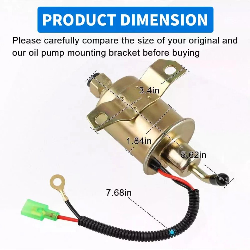 Cahuczlhoz Fuel Pump + Filter For Onan Microquiet 4000 4KW
