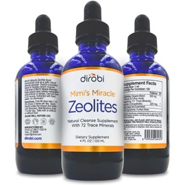 Mimi's Miracle Zeolites: Micronized Zeolite Supplement Liquid with 70 Trace Minerals - Supports Cell Restoration, Immune & Digestive Tract Health - (4 oz Bottle, 60 Day Supply)