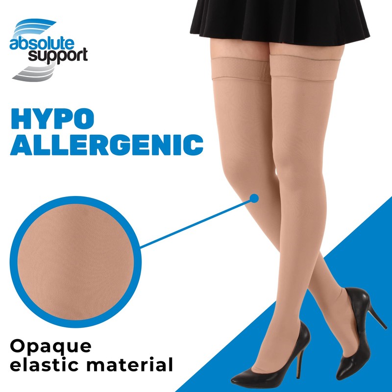 ABSOLUTE SUPPORT Support Hose For Women Compression 20-30mmHg, A203SW